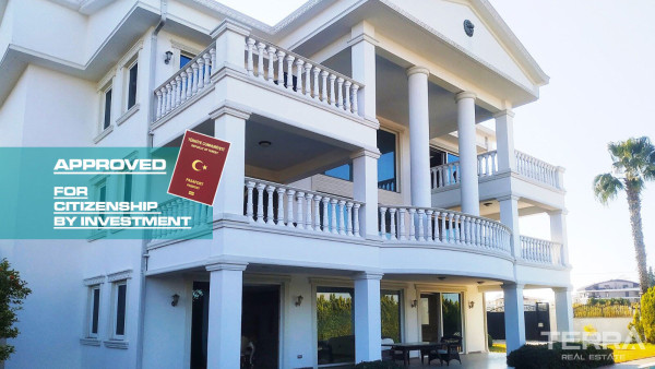 Turkish Citizenship Approved Villa with Exclusive Design in Belek