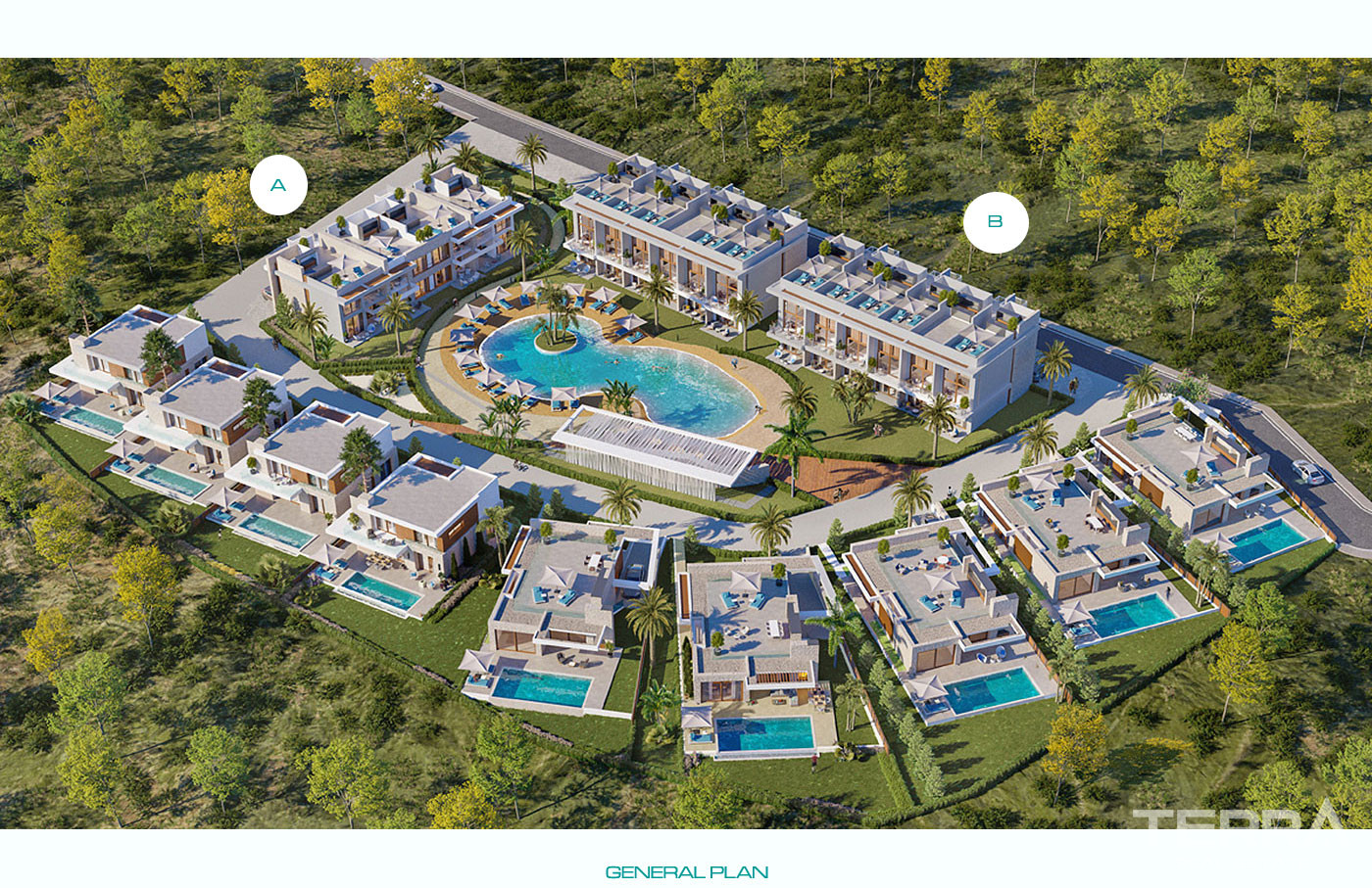 Peaceful Living with Multiple Social Facilities from Cyprus Apartments - 77420