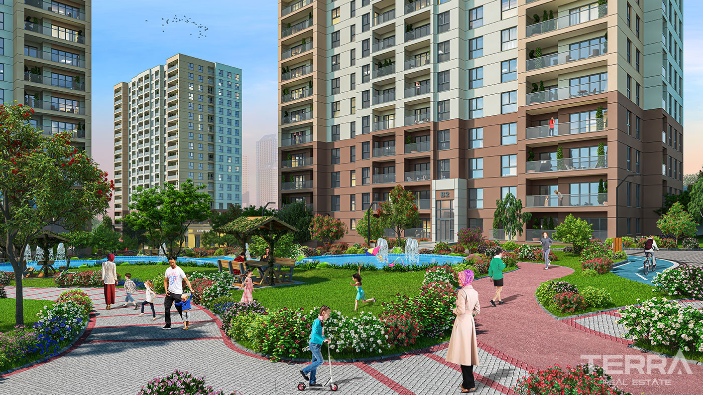 Suitable For Citizenship Luxury Apartment with Lake View in İstanbul - 77640