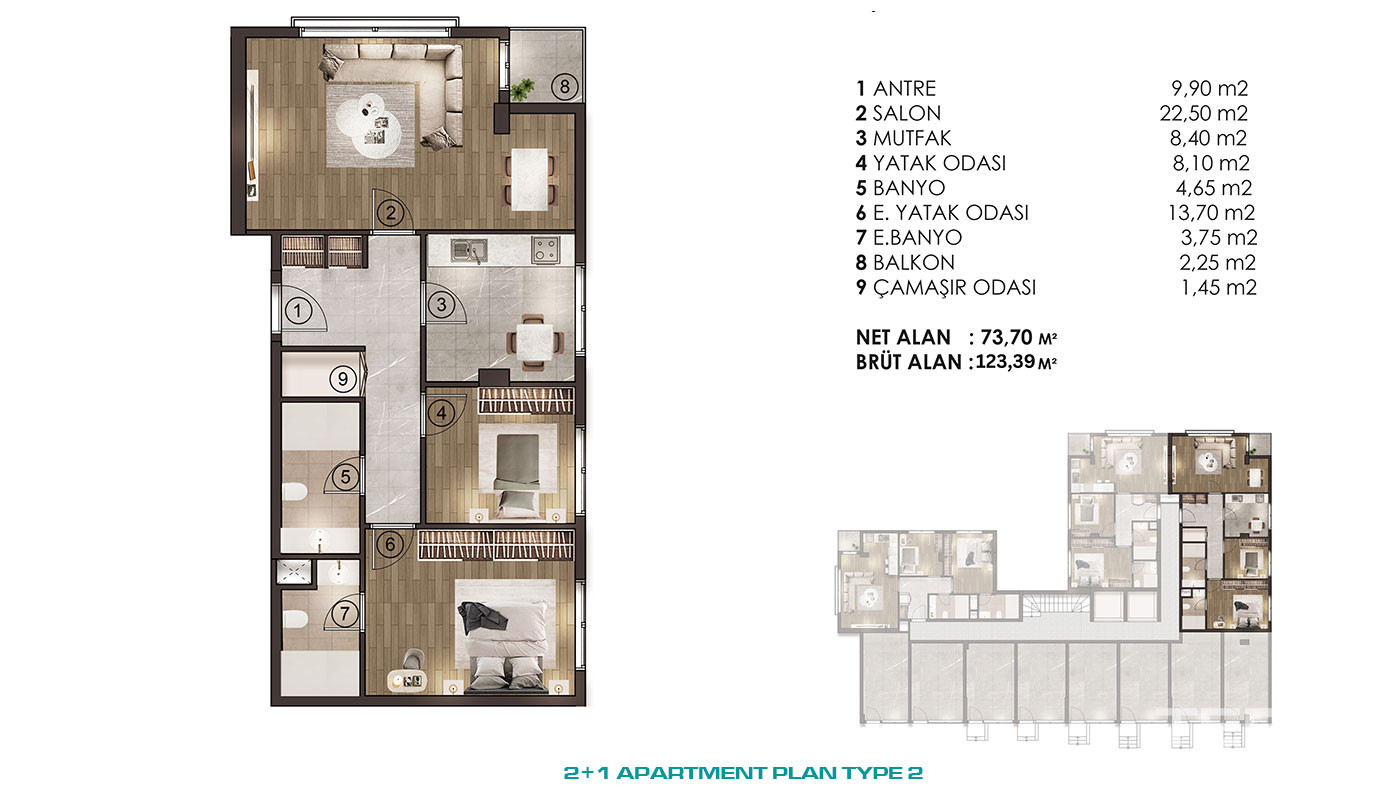 Spacious Living Spaces at Luxurious İstanbul Flats with Great Location - 77611