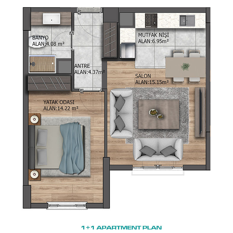 Investment Apartments with a Convenient Location in Esenyurt, Istanbul - 77699