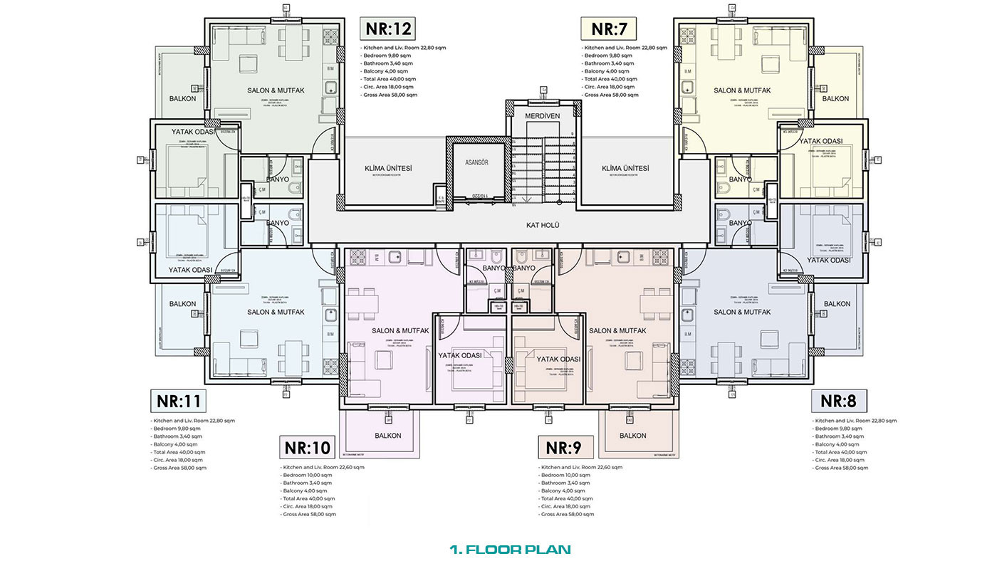New Apartments at Bargain Prices in Gazipaşa Center - 77827