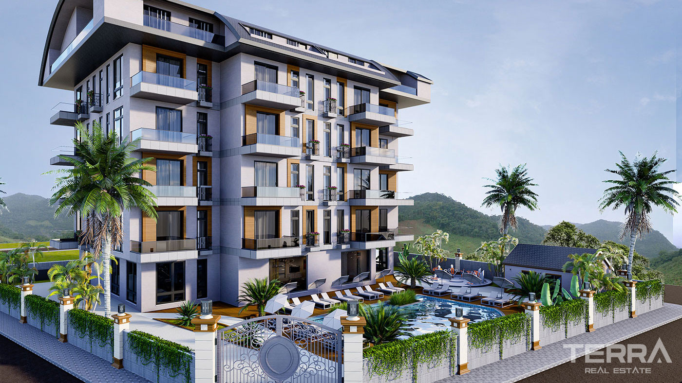 Luxury Apartments Close to the Center of Alanya in Oba - 78973