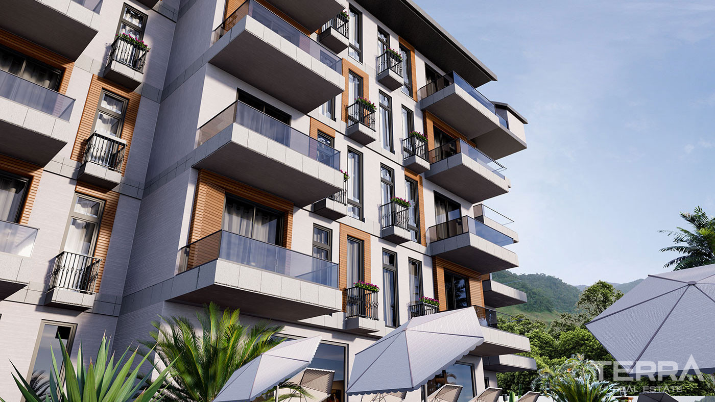 Luxury Apartments Close to the Center of Alanya in Oba - 78975