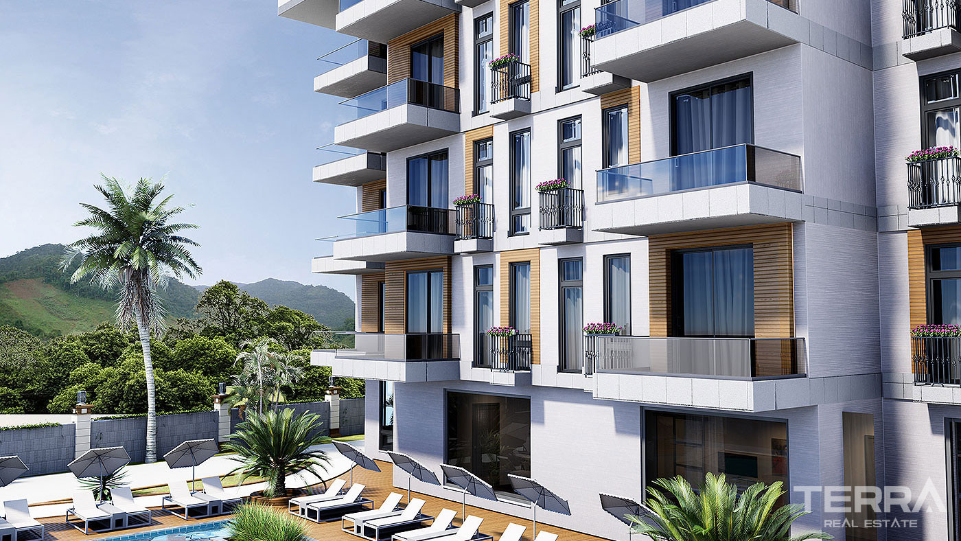 Luxury Apartments Close to the Center of Alanya in Oba - 78979