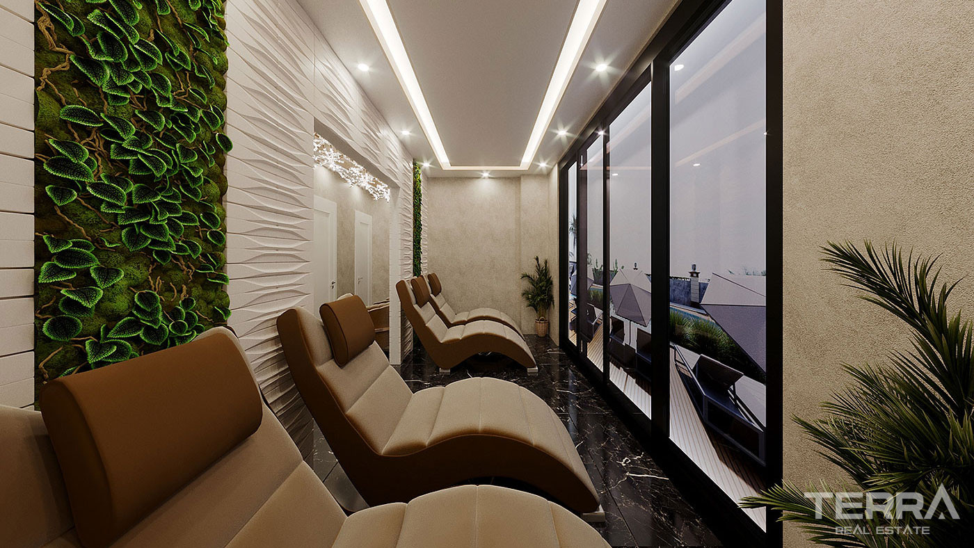 Luxury Apartments Close to the Center of Alanya in Oba - 78980
