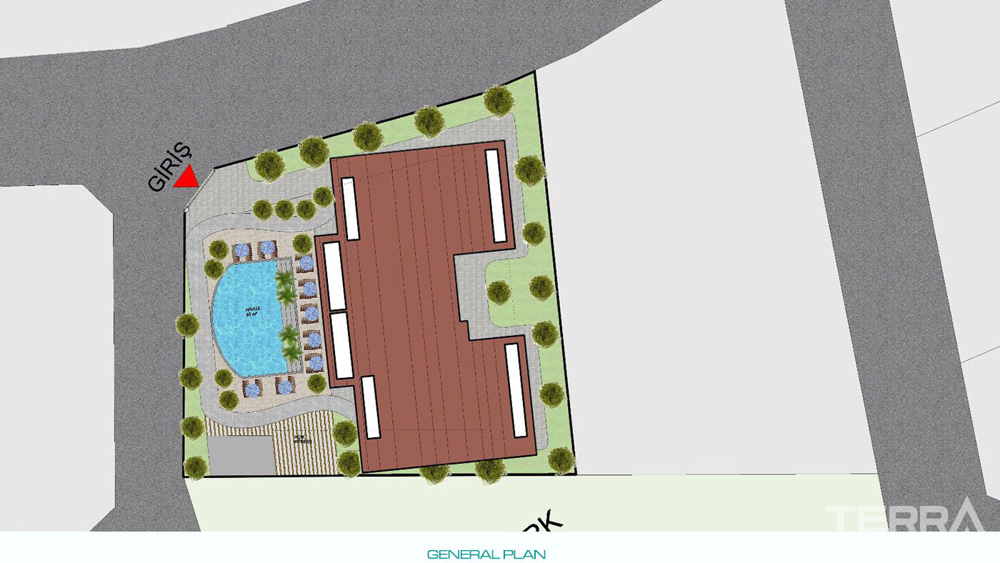 Luxury Apartments Close to the Center of Alanya in Oba - 78981