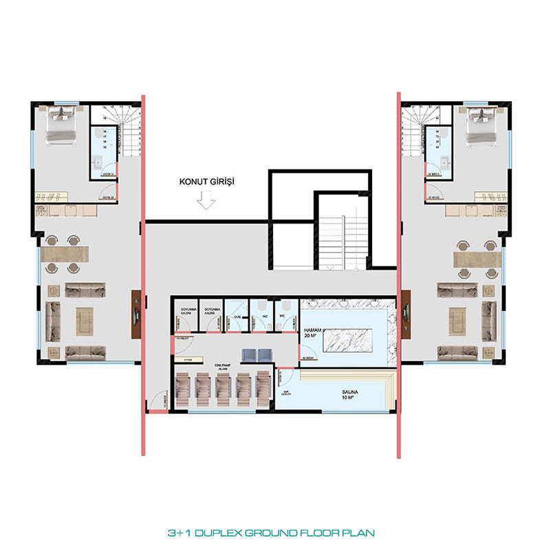 Luxury Apartments Close to the Center of Alanya in Oba - 78982