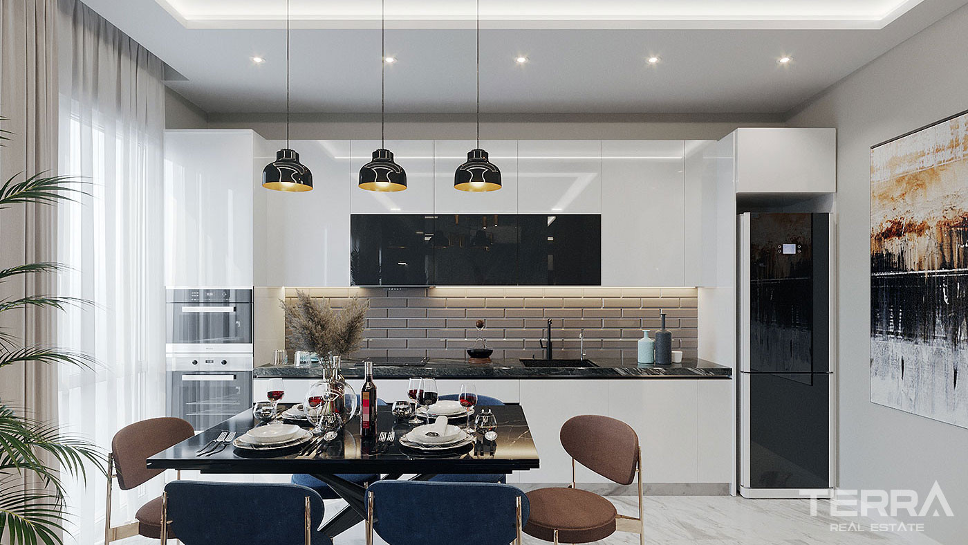 Luxury Apartments Close to the Center of Alanya in Oba - 78994