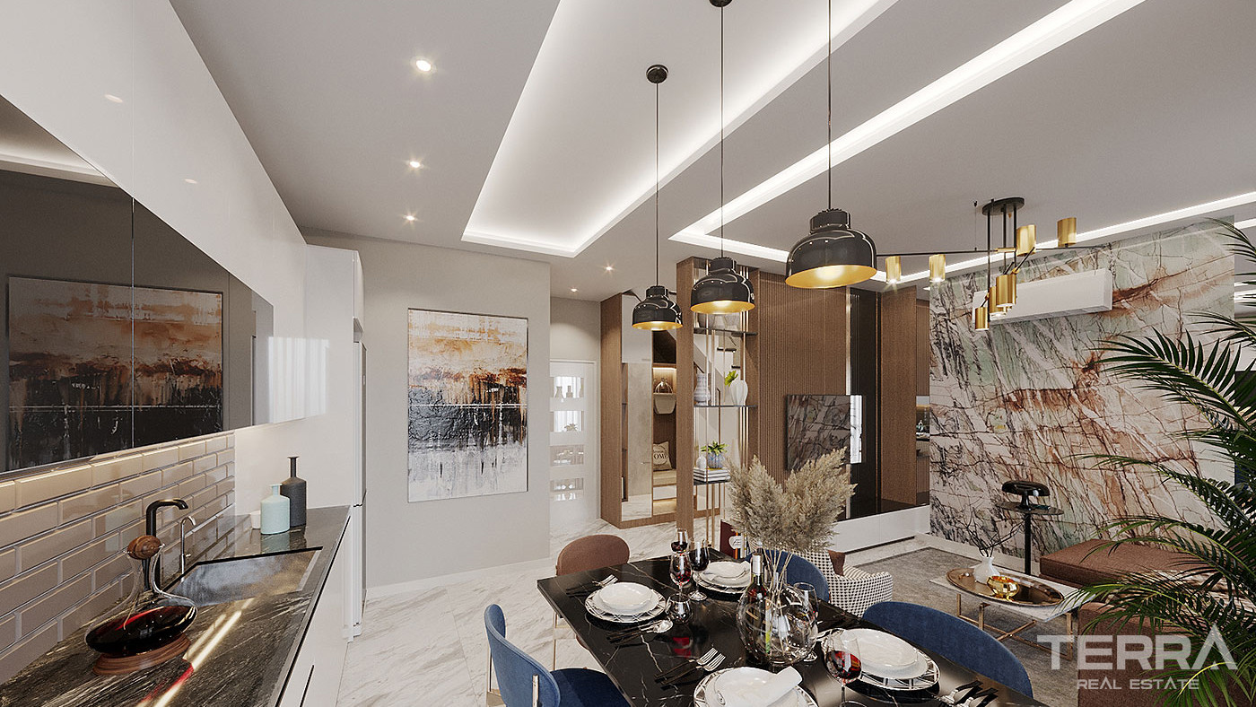Luxury Apartments Close to the Center of Alanya in Oba - 79002
