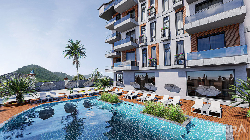 Alanya Oba'da Merkeze Yakın Lüks Daireler