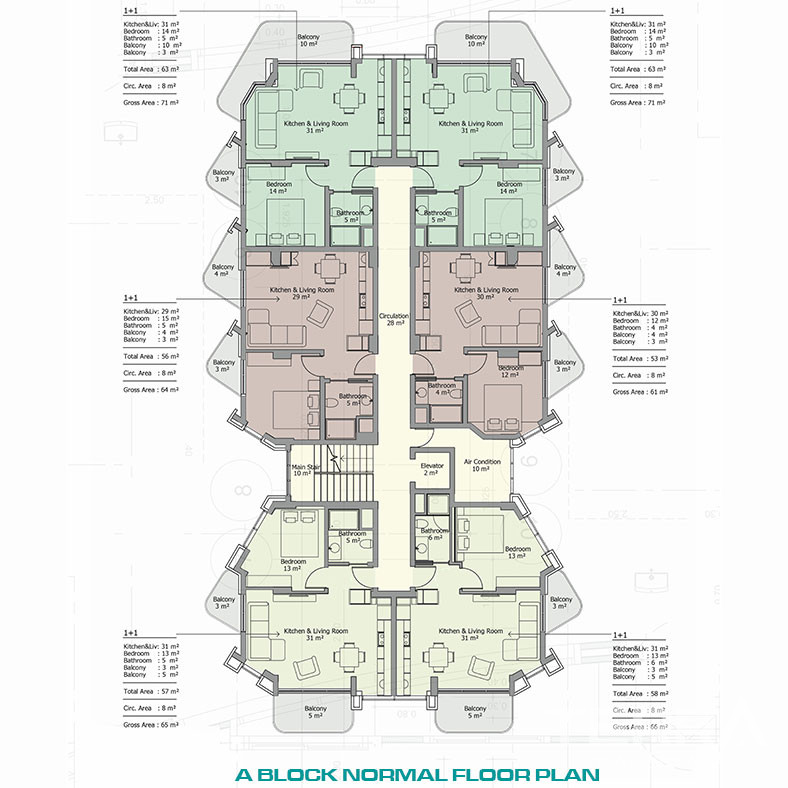 Ultra Luxury Seafront Apartments with Underfloor Heating in Alanya - 77947