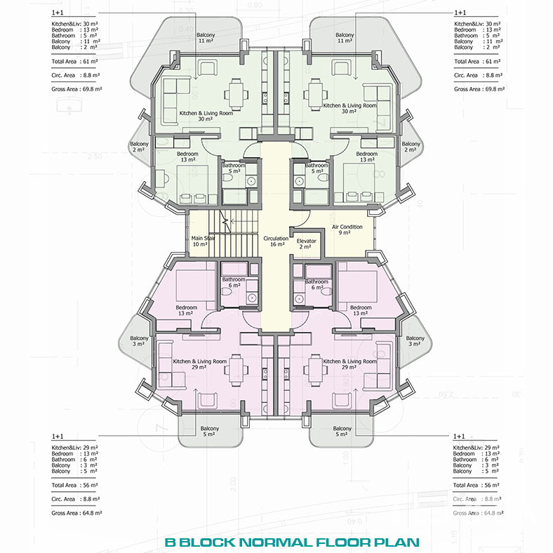 Ultra Luxury Seafront Apartments with Underfloor Heating in Alanya - 77952