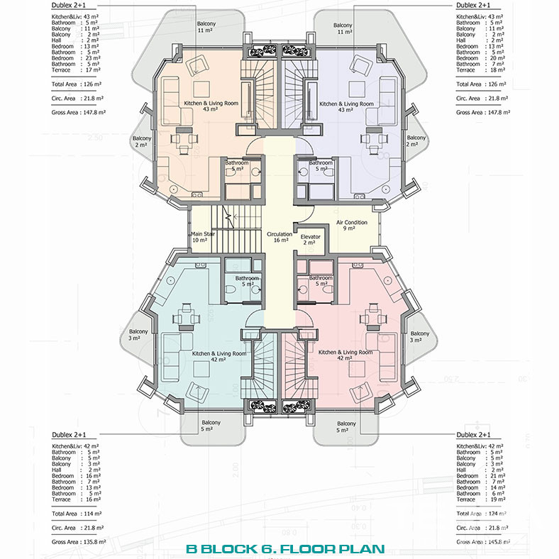 Ultra Luxury Seafront Apartments with Underfloor Heating in Alanya - 77953