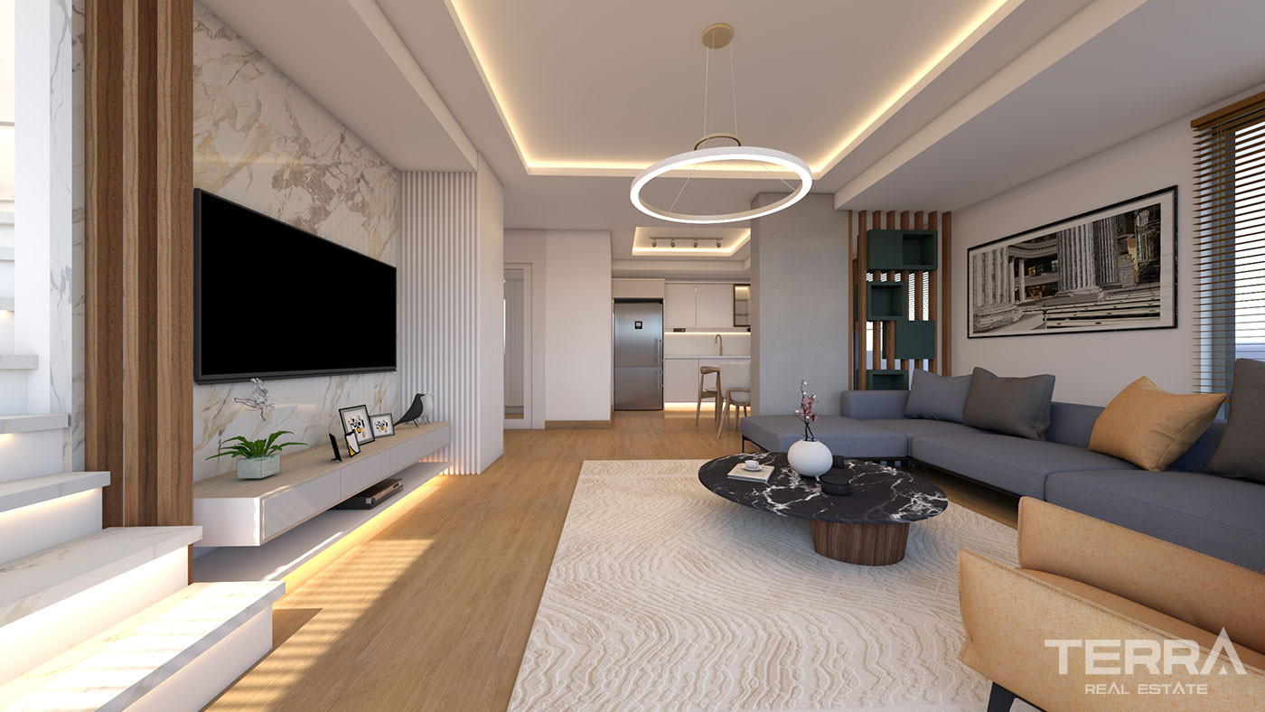 Ultra Luxury Seafront Apartments with Underfloor Heating in Alanya - 77956