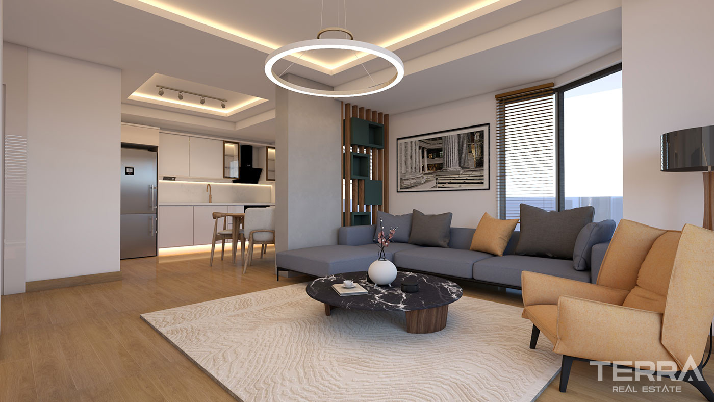 Ultra Luxury Seafront Apartments with Underfloor Heating in Alanya - 77957