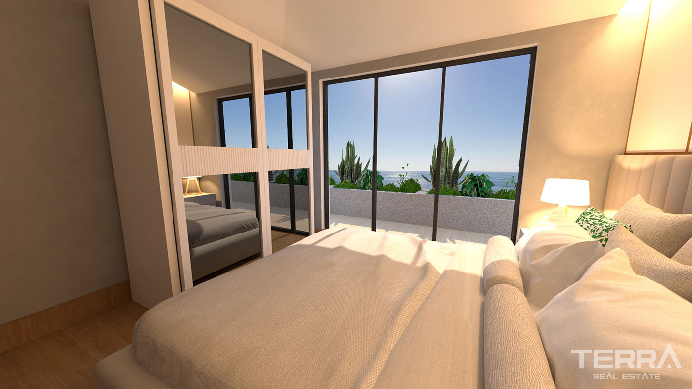 Ultra Luxury Seafront Apartments with Underfloor Heating in Alanya - 77961