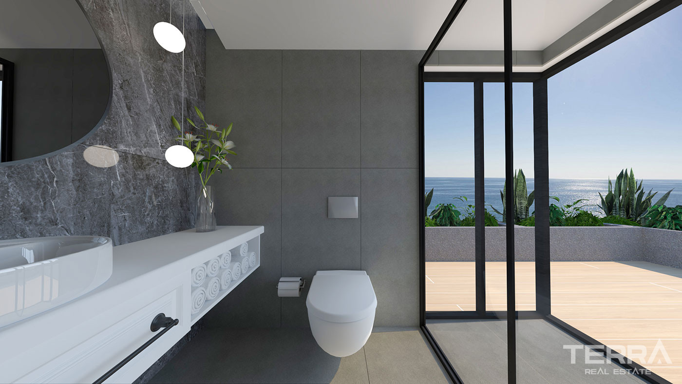 Ultra Luxury Seafront Apartments with Underfloor Heating in Alanya - 77962