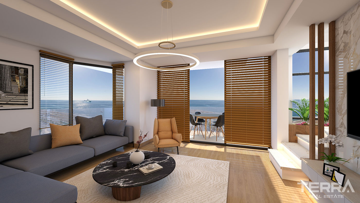 Ultra Luxury Seafront Apartments with Underfloor Heating in Alanya - 77965