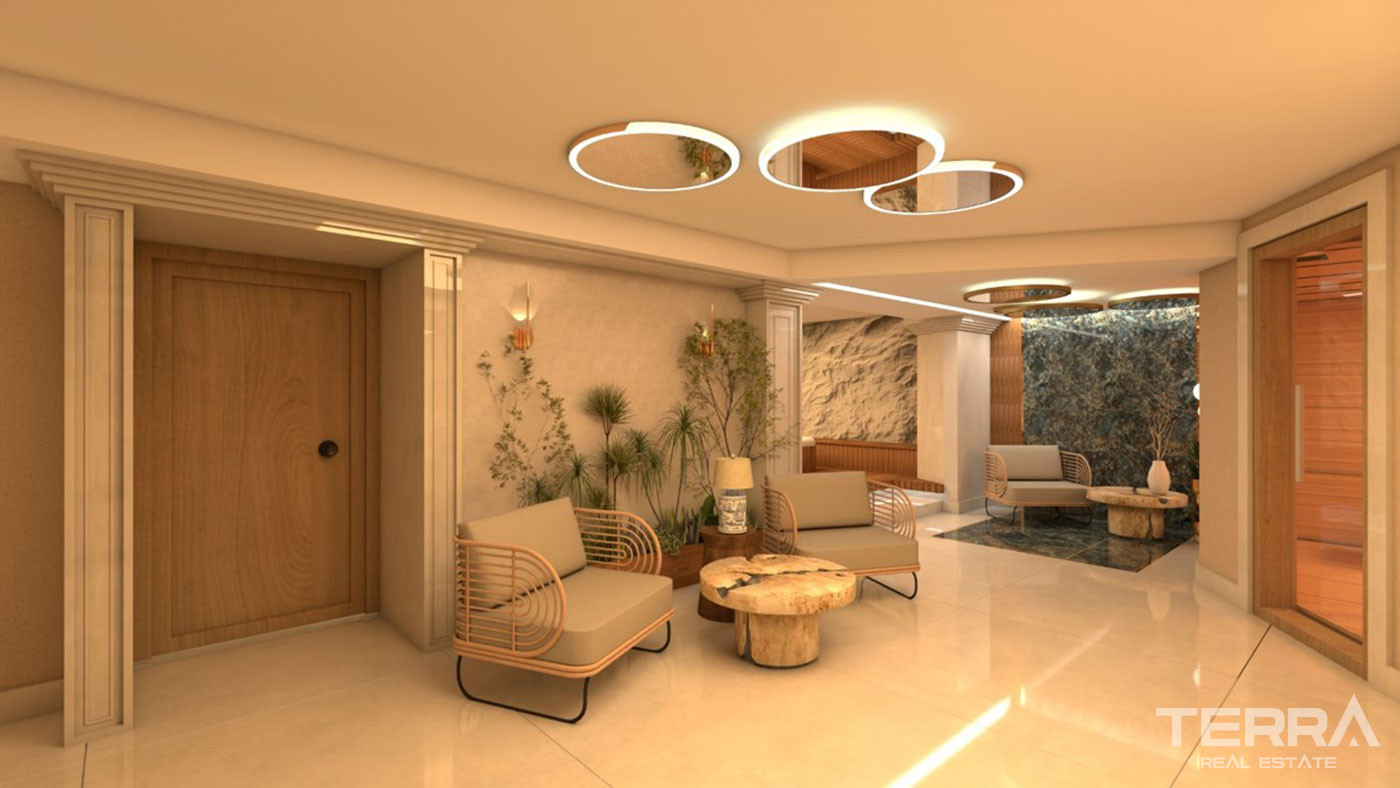 Ultra Luxury Seafront Apartments with Underfloor Heating in Alanya - 103895