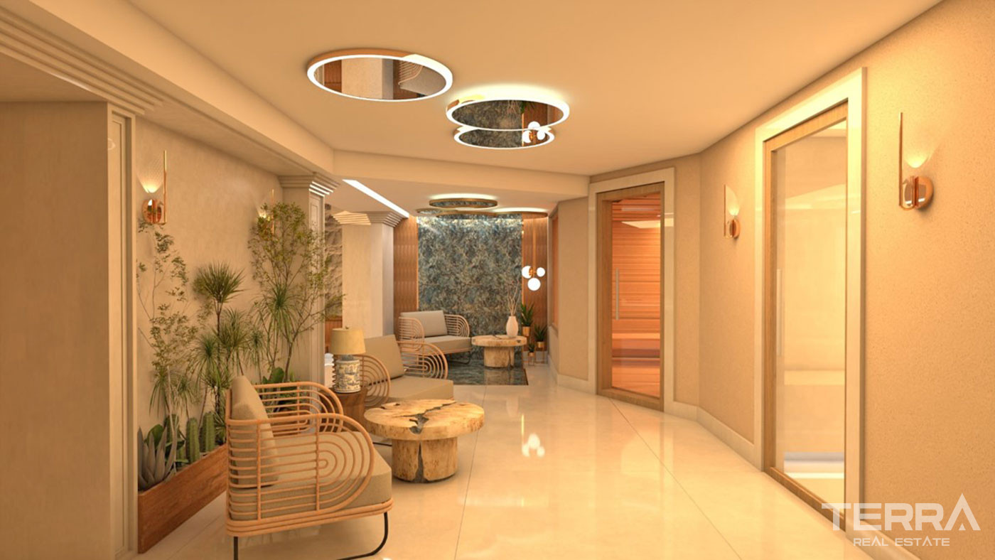 Ultra Luxury Seafront Apartments with Underfloor Heating in Alanya - 103894