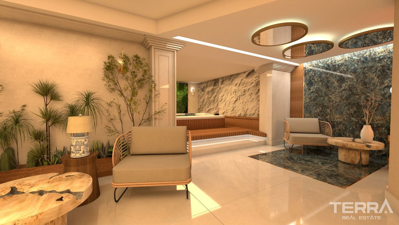 Ultra Luxury Seafront Apartments with Underfloor Heating in Alanya - 103899
