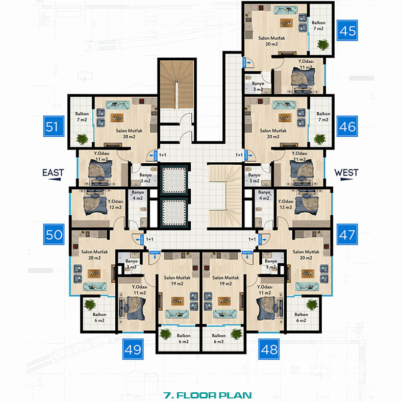 Elegance and Luxury Living with New Investment Apartments  in Alanya - 77975