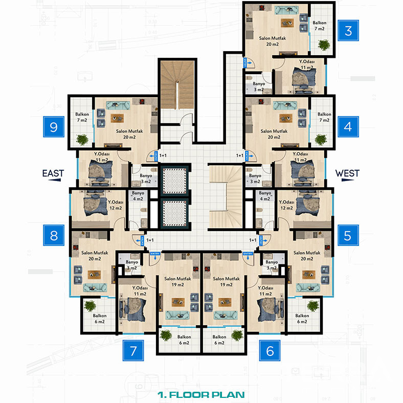 Elegance and Luxury Living with New Investment Apartments  in Alanya - 77978