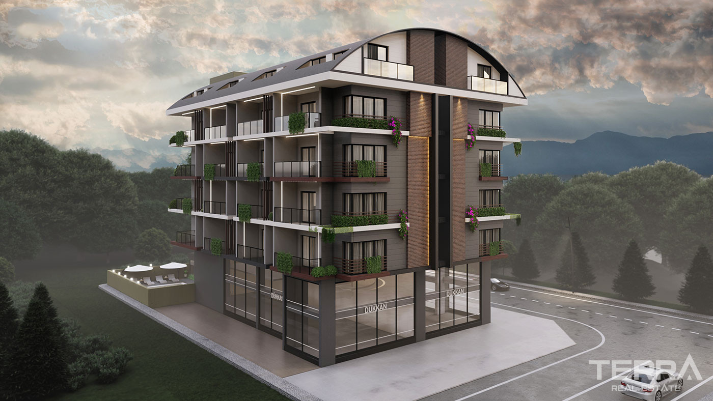 High Investment Potential Flats in a Boutique Complex in Alanya - 78043