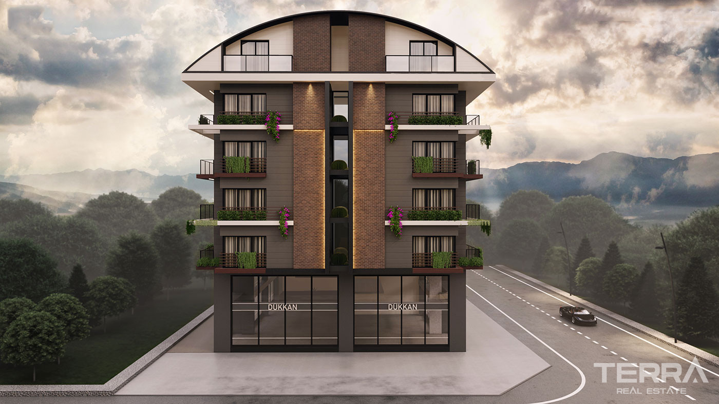 High Investment Potential Flats in a Boutique Complex in Alanya - 78044