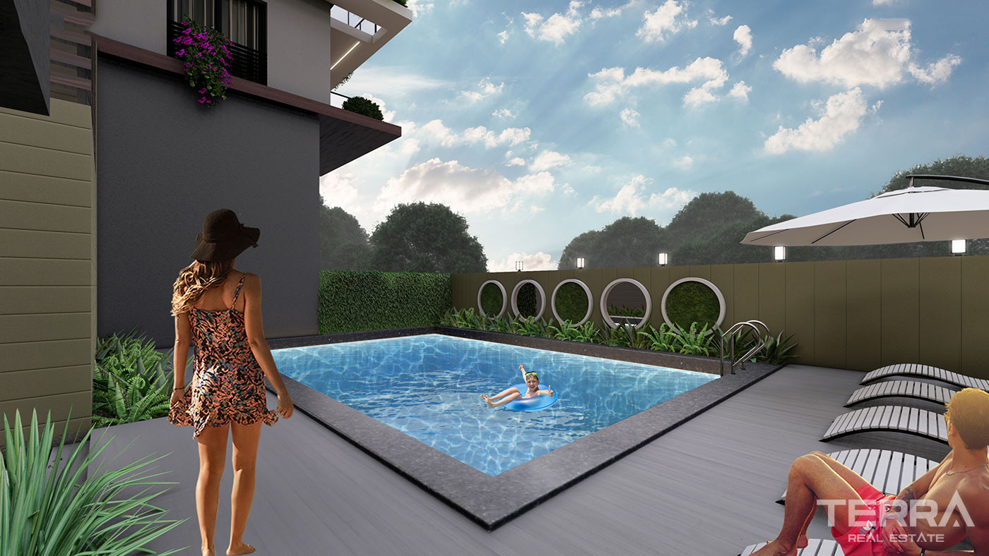 High Investment Potential Flats in a Boutique Complex in Alanya - 78045
