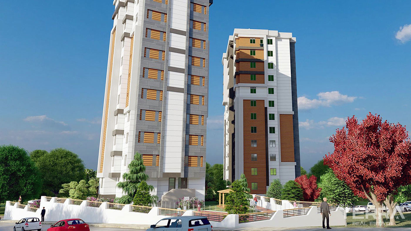 Various Social Amenities from İstanbul Flats with Quality Materials - 78858