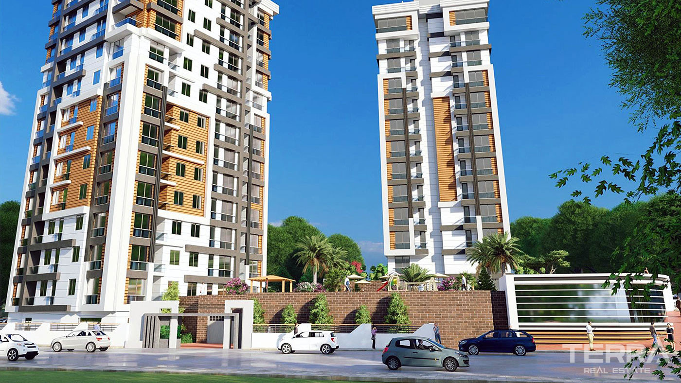 Various Social Amenities from İstanbul Flats with Quality Materials - 78860