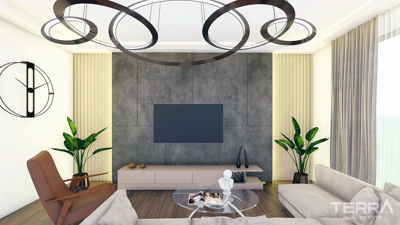 Various Social Amenities from İstanbul Flats with Quality Materials - 78868