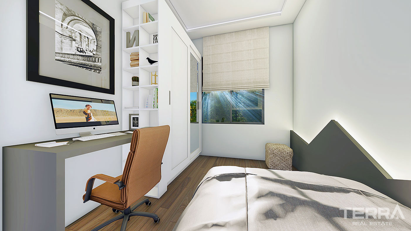 Various Social Amenities from İstanbul Flats with Quality Materials - 78870