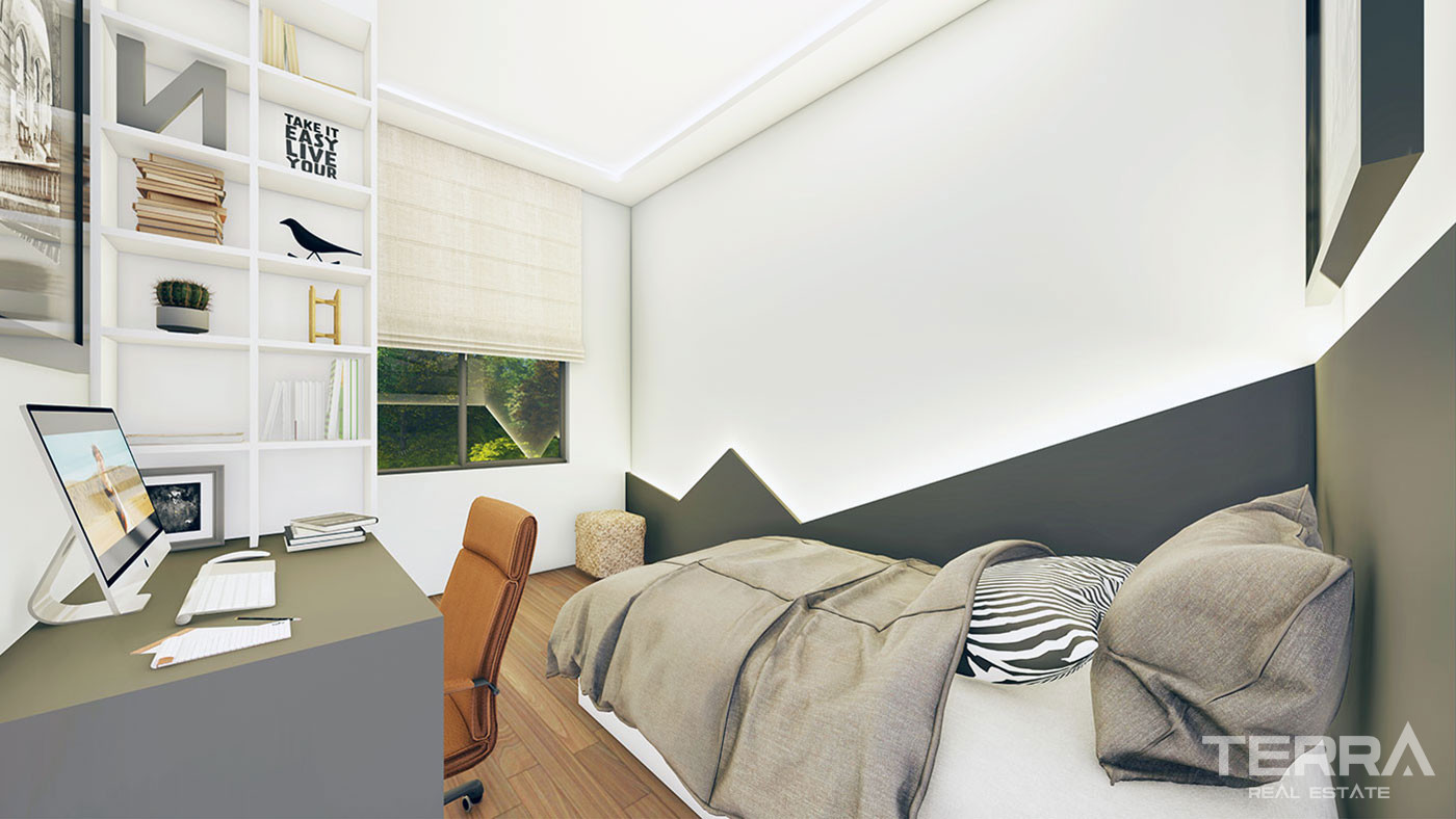 Various Social Amenities from İstanbul Flats with Quality Materials - 78871