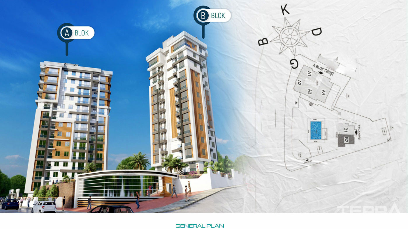 Various Social Amenities from İstanbul Flats with Quality Materials - 78878