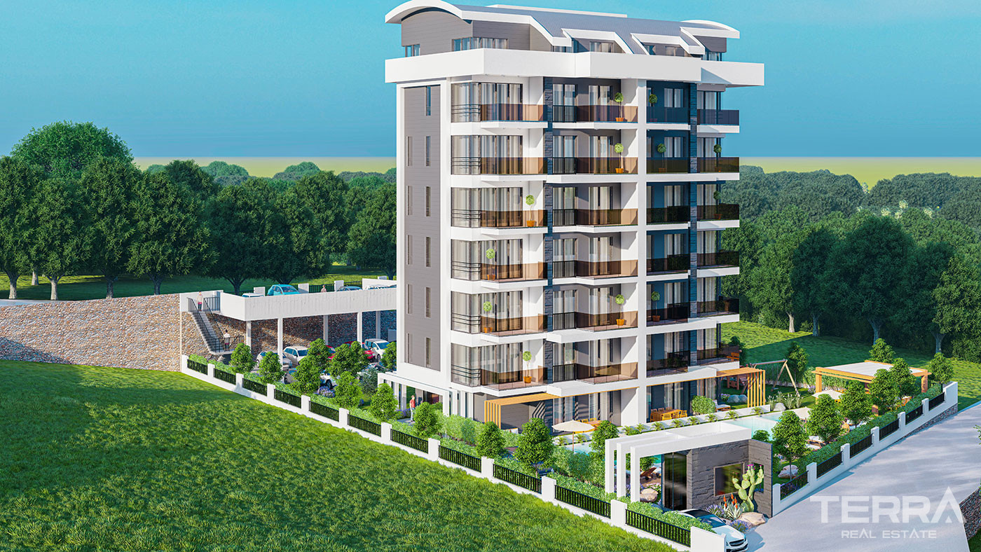 Bargain Apartments in a Complex with Avocado Trees in Demirtaş, Alanya - 78132