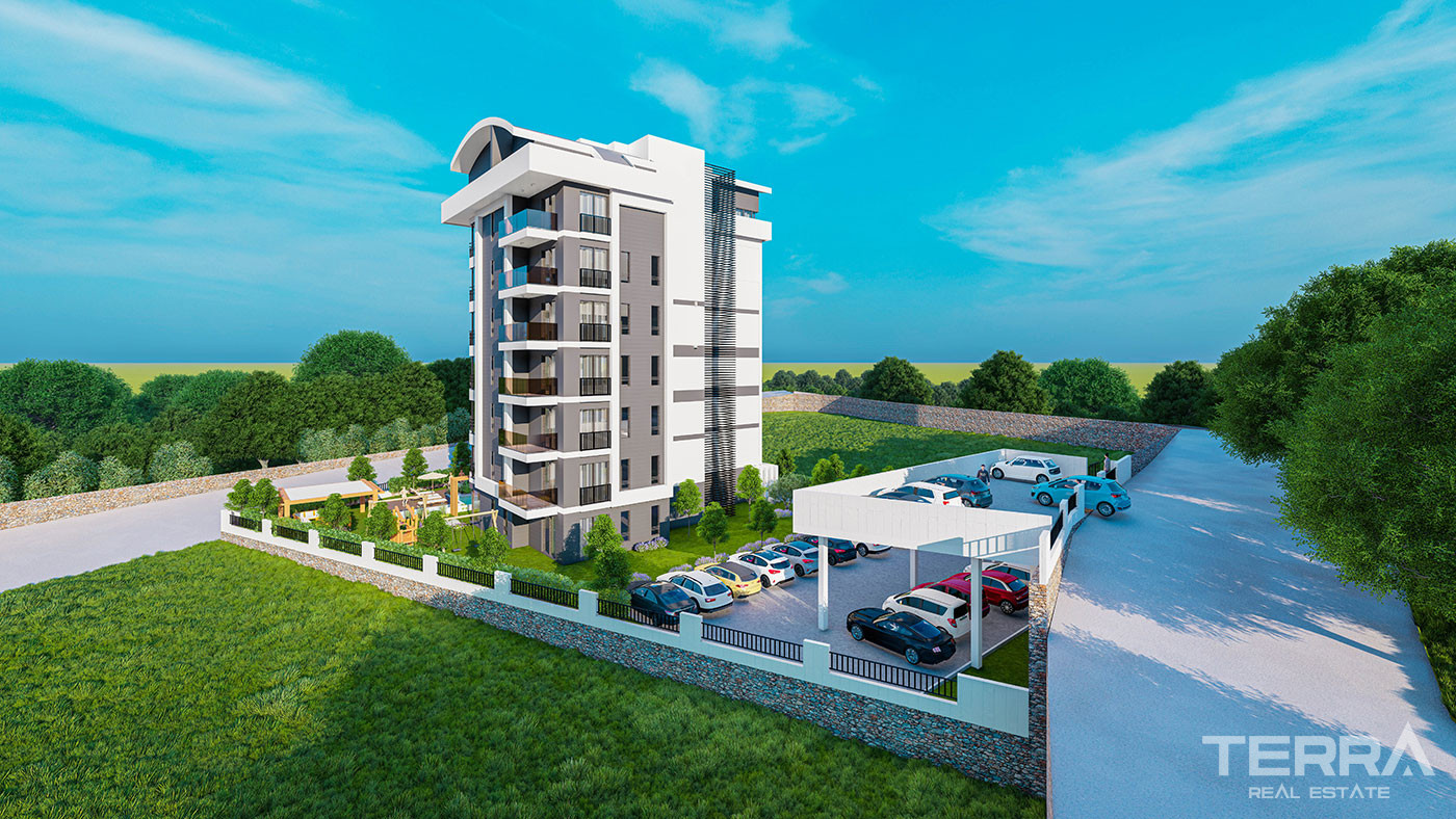 Bargain Apartments in a Complex with Avocado Trees in Demirtaş, Alanya - 78133