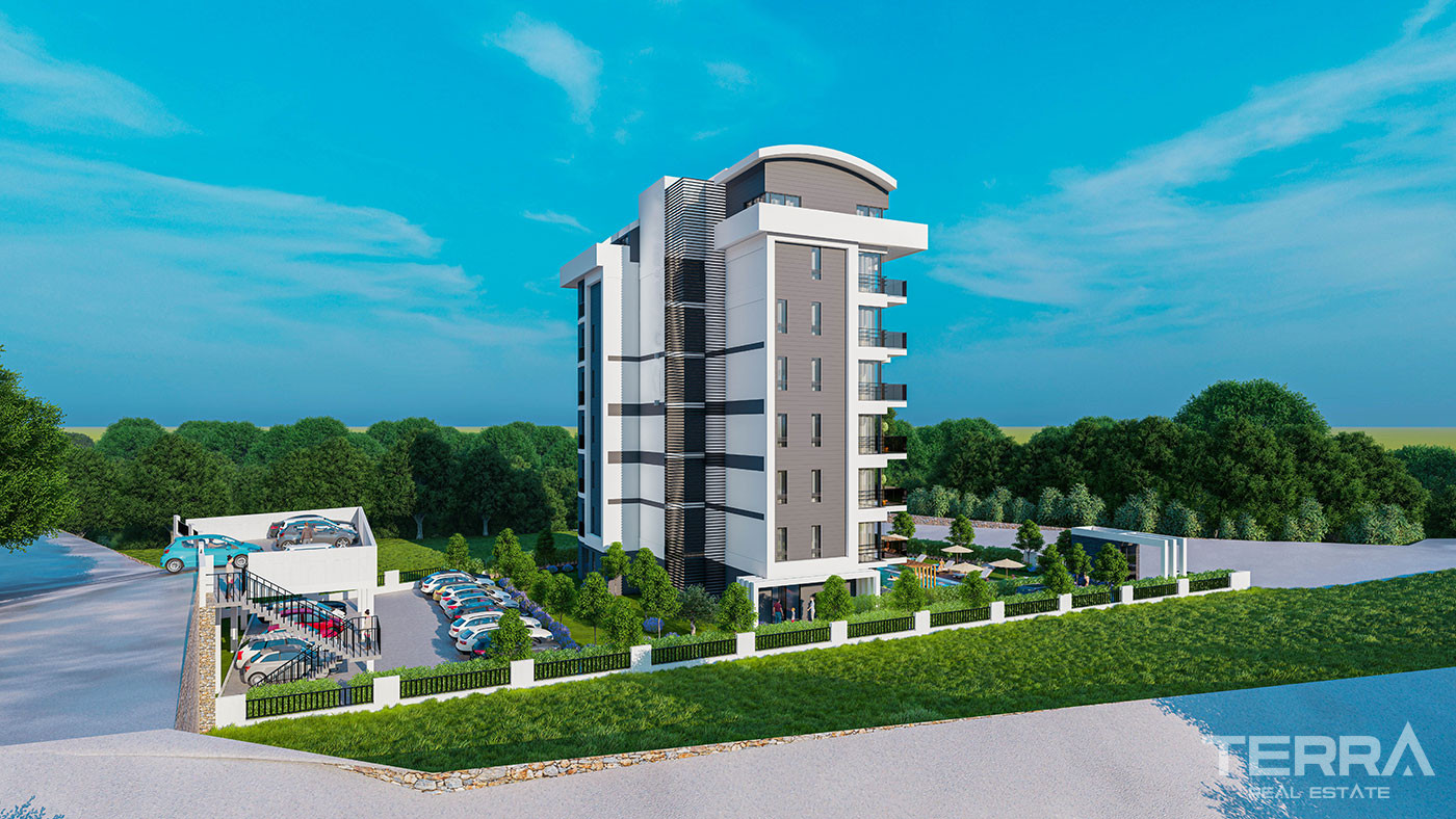 Bargain Apartments in a Complex with Avocado Trees in Demirtaş, Alanya - 78134