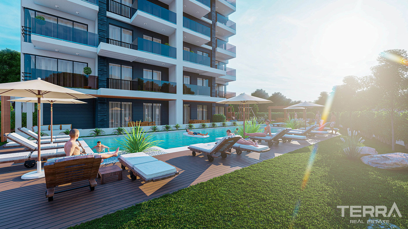 Bargain Apartments in a Complex with Avocado Trees in Demirtaş, Alanya - 78135