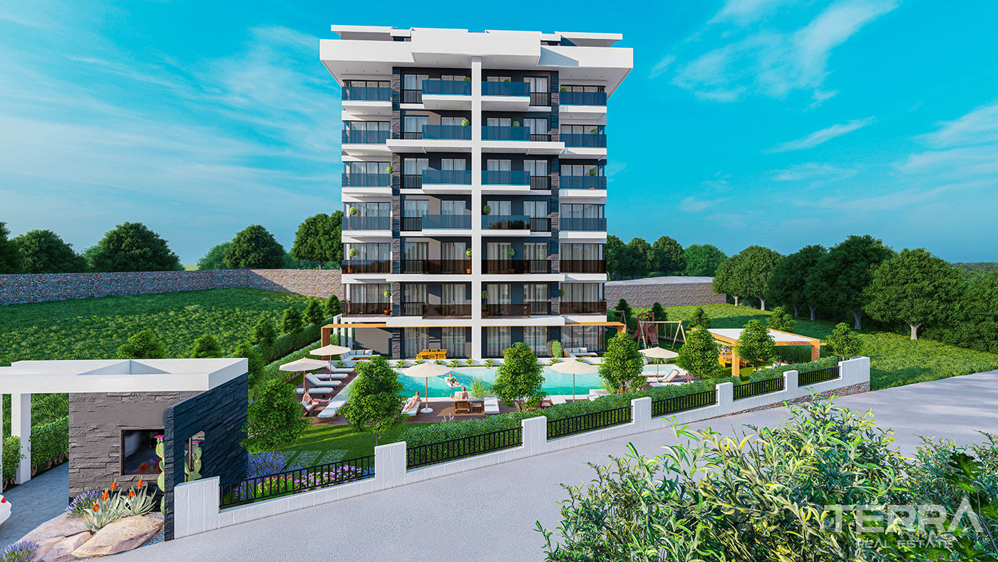 Bargain Apartments in a Complex with Avocado Trees in Demirtaş, Alanya - 78139