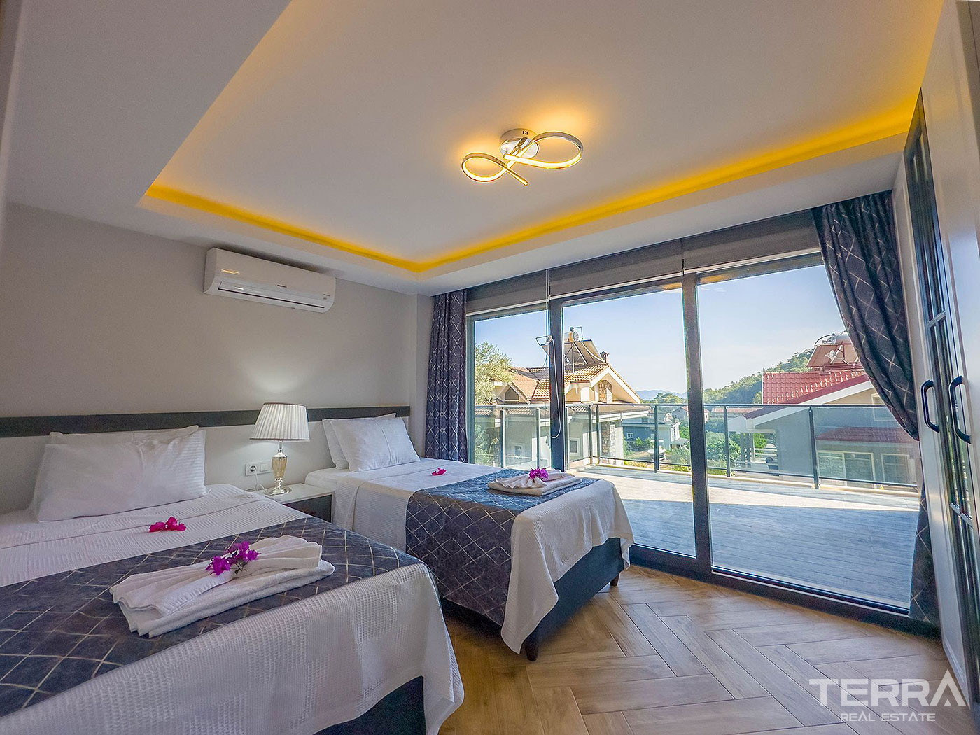 Ruhige Lage der Fethiye-Villa mit geräumigen Wohnräumen - 78160