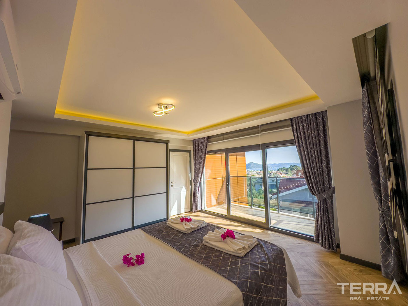 Ruhige Lage der Fethiye-Villa mit geräumigen Wohnräumen - 78165