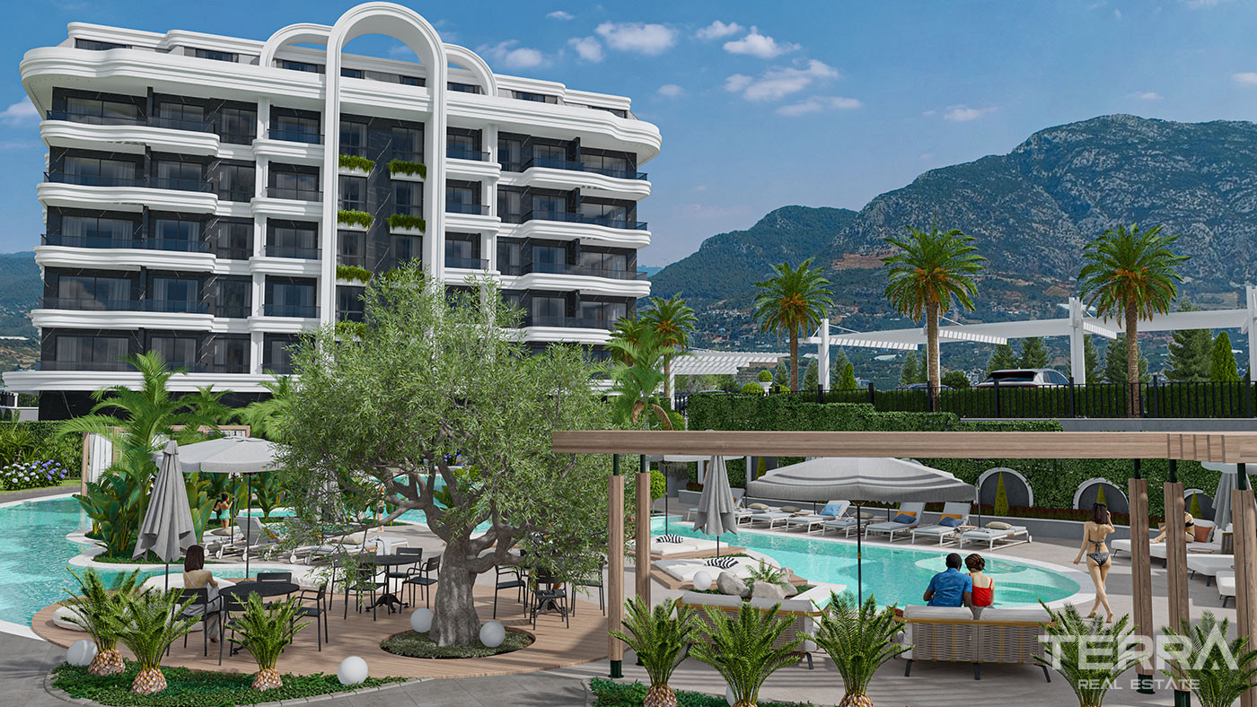 Exclusively Designed Seafront Apartments in Kestel, Alanya - 78253