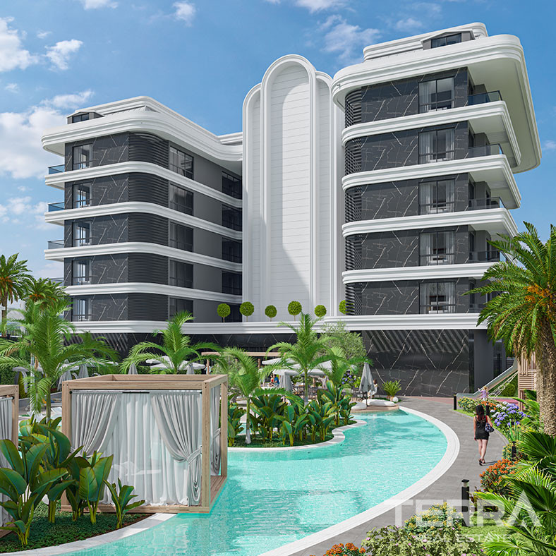 Exclusively Designed Seafront Apartments in Kestel, Alanya - 78257