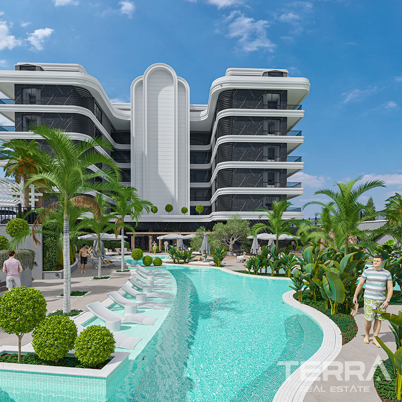 Exclusively Designed Seafront Apartments in Kestel, Alanya - 78259