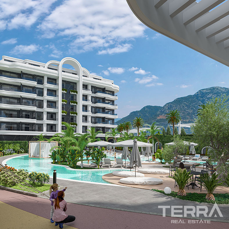 Exclusively Designed Seafront Apartments in Kestel, Alanya - 78260