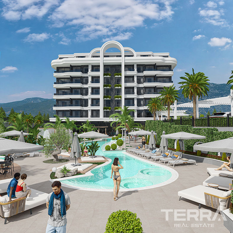 Exclusively Designed Seafront Apartments in Kestel, Alanya - 78261