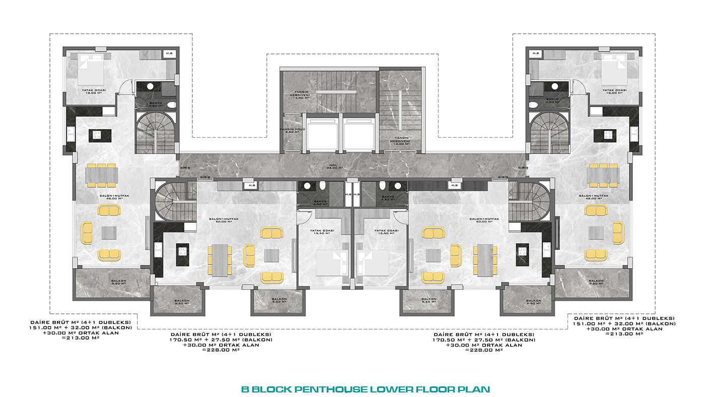 Exclusively Designed Seafront Apartments in Kestel, Alanya - 78265